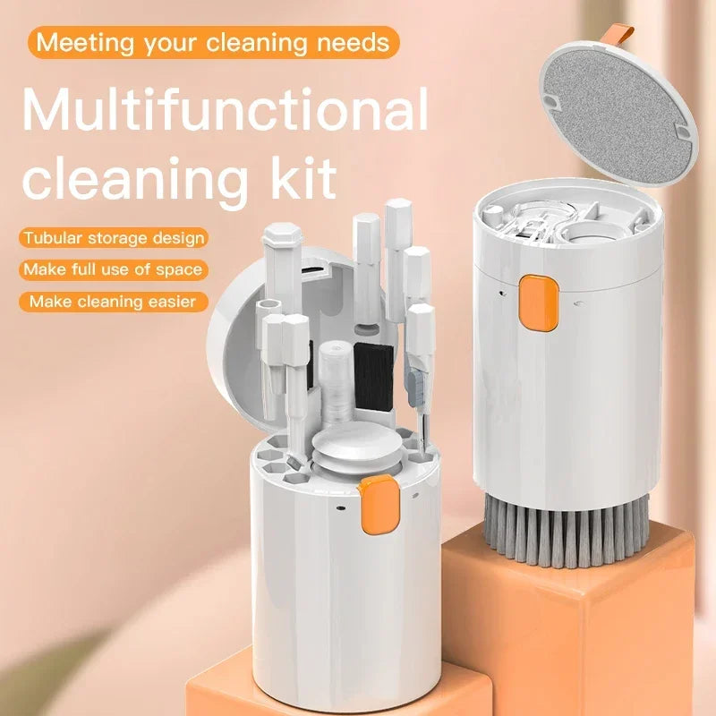 20-in-1/32-in-1 Multi Cleaning Kit Keyboard Brush Earphones Pen Screen Spray Keycap Puller Set for Phone Laptop Airpods Computer